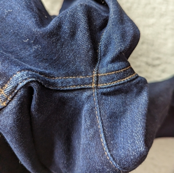 Citizens OF HUMANITY Fleetwood high rise flare 25 dark blue denim jeans - Picture 6 of 14